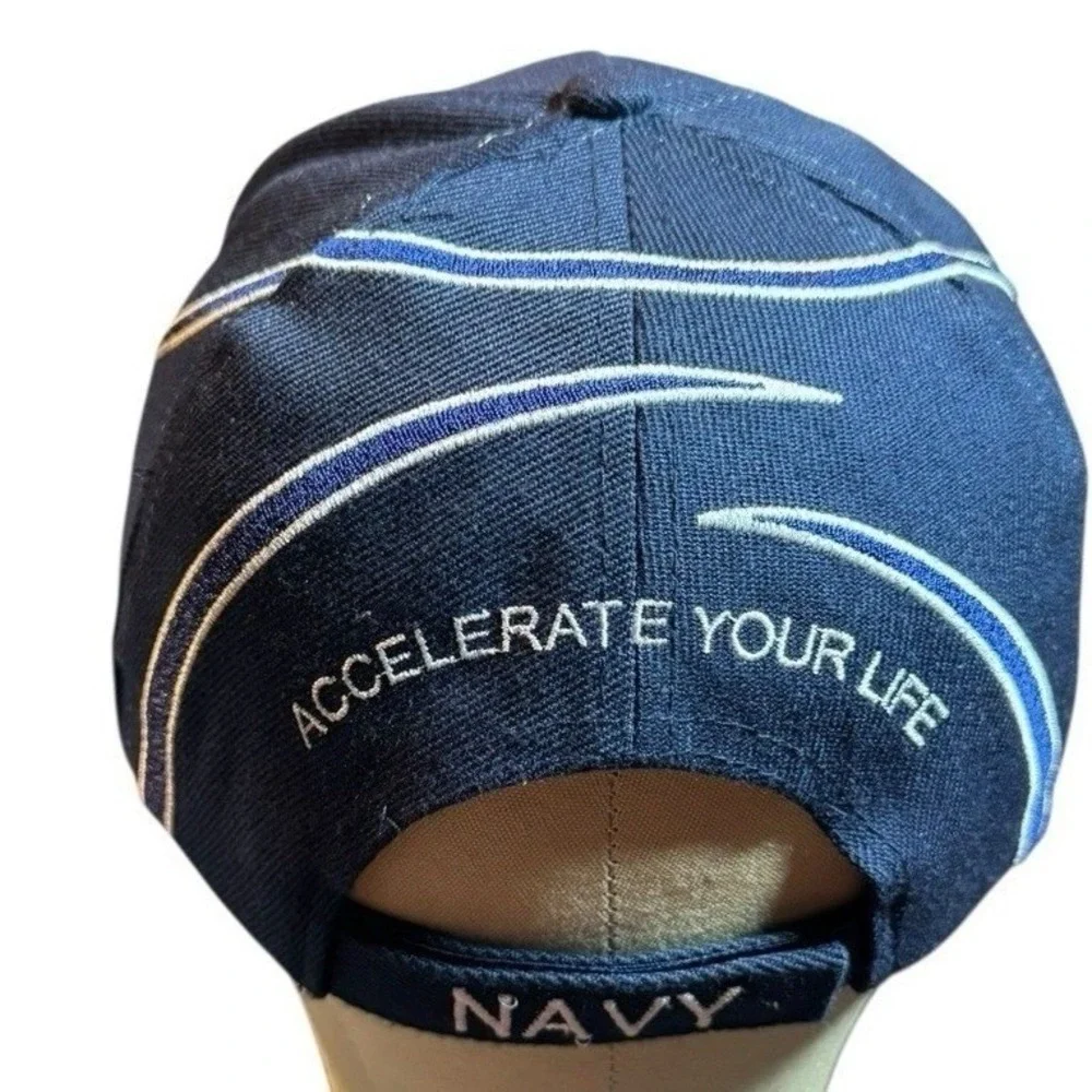 US Navy Black Cap Hat OFFICIALLY LICENSED Hat Military NEW